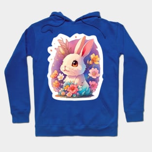 Beautiful Colorful Rabbit Hoodie